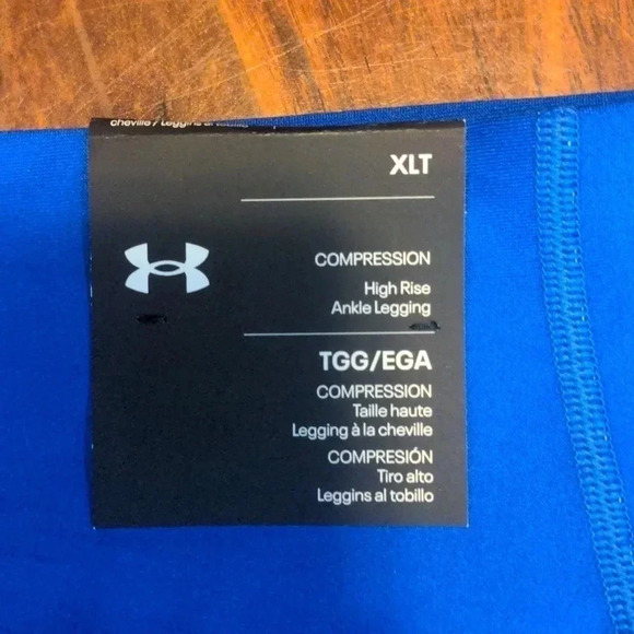 Women's HeatGear® No-Slip Waistband Ankle Leggings - Picture 4 of 8